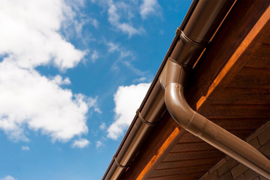 copper rain gutters