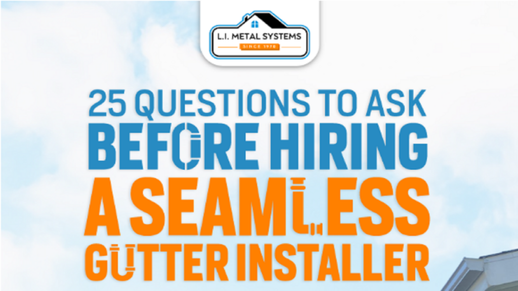 Seamless Gutter Installer